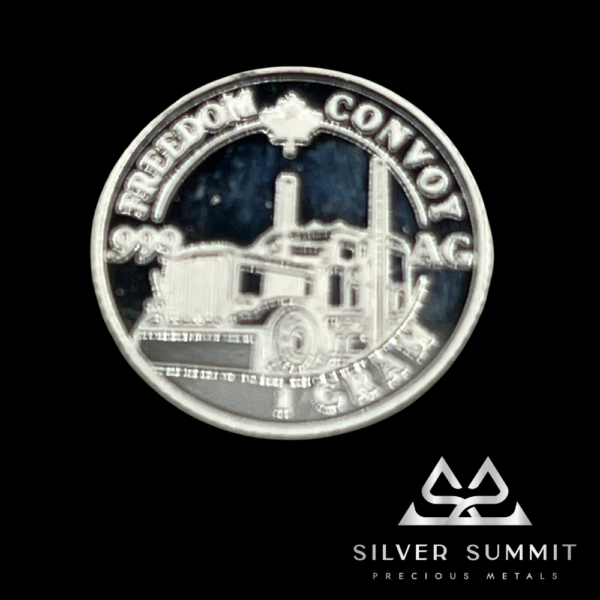 AMX Silver Freedom Convoy Round – 1g .999 Fine Silver